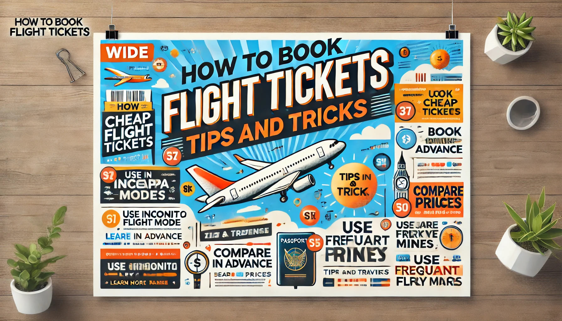 How to Book Cheap Flight Tickets Tips and Tricks